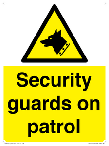 Security guards on patrol